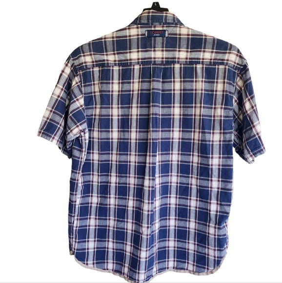 Vintage 90s Tommy Jeans Plaid Shirt - Picture 7 of 9